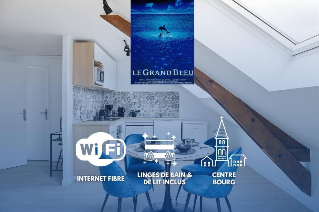 Apartmán Le Grand Bleu - Wifi Fibre/Linge/Acces Cour Vallons-de-l'Erdre Exteriér fotografie