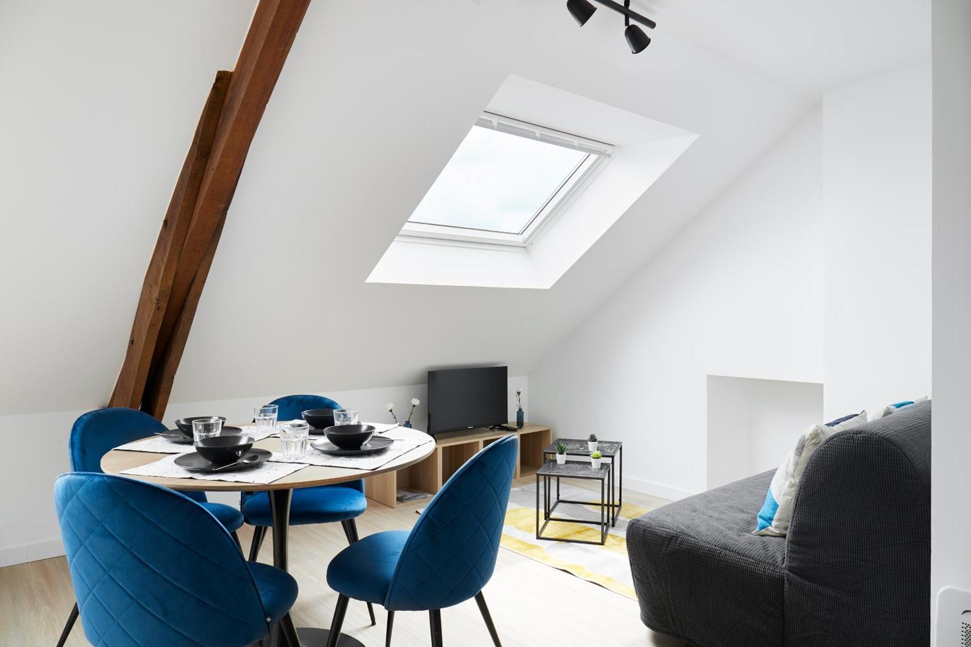 Apartmán Le Grand Bleu - Wifi Fibre/Linge/Acces Cour Vallons-de-l'Erdre Exteriér fotografie